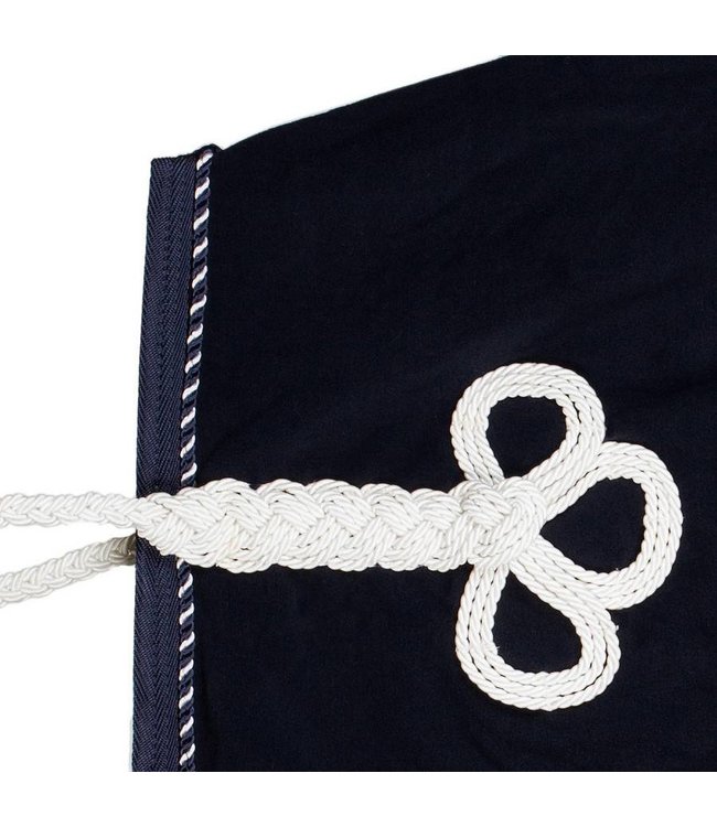 Riding sheet fleece - navy/navy-mix (white)