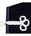 Riding sheet fleece - navy/navy-mix (white)