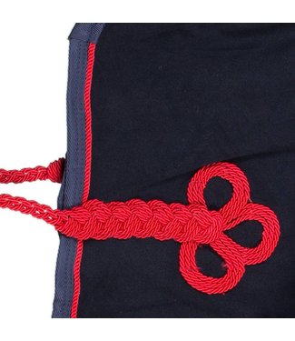 Greenfield Selection Riding sheet fleece - navy/navy-red