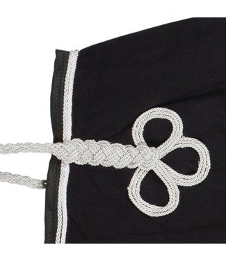 Greenfield Selection Riding sheet fleece - black/black-white/silvergrey