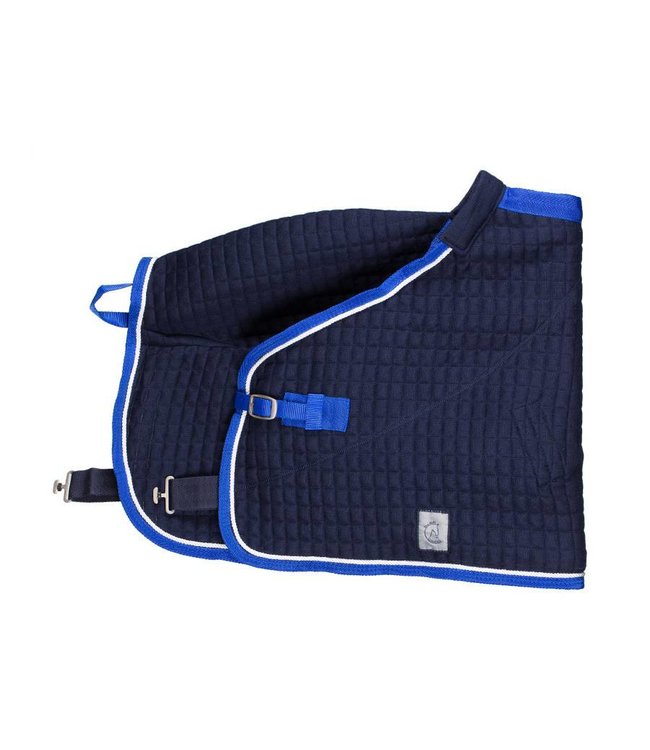 Thermo rug pony - navy/royalblue-white