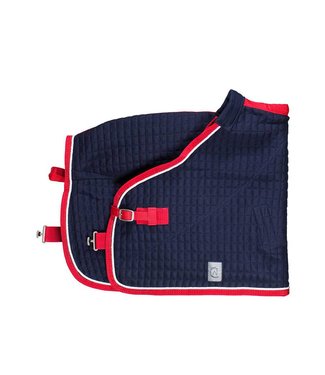 Greenfield Selection Thermo rug pony - navy/red-white