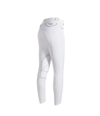 Greenfield Selection Pantalon d'équitation femme - blanc avec des couture foncé