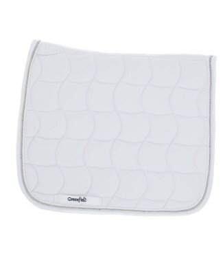 Greenfield Selection Saddle pad dressage - white/white-white/silvergrey