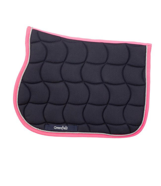 Pony - Saddle pad – navy/fushia-silvergrey