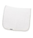 Saddle pad cookie - dressage - white/white-silver