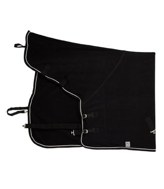 Greenfield Selection Fleece rug with neckcover - black/black-silvergrey