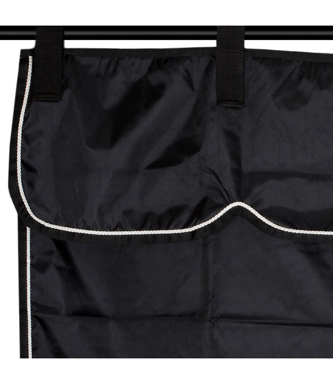 Stable curtain black/black - white