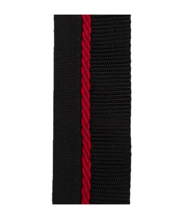 Saddle pad holder black/black - red