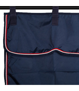 Greenfield Selection Stable curtain navy/navy - white/red