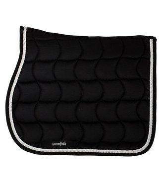 Greenfield Selection Poney- Tapis de selle - noir/noir-blanc/gris argent