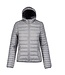 Ladies - lightweight padded jacket with hoodie