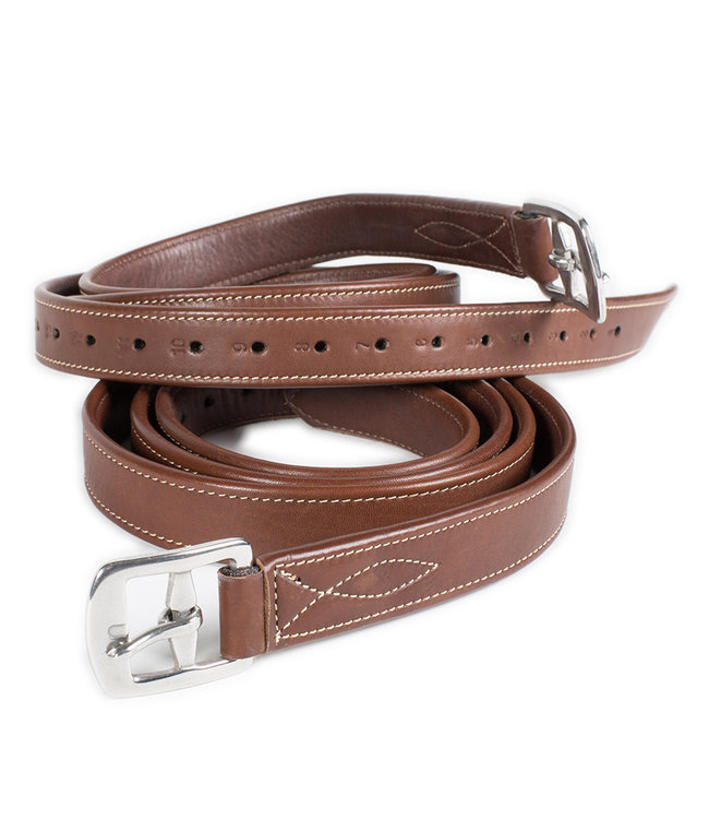 Soft stirrup leathers brown