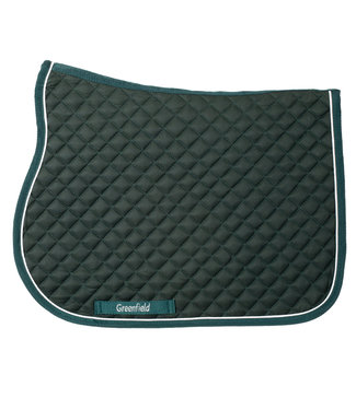 Greenfield Selection Pony - Saddle pad piping - green/green-white