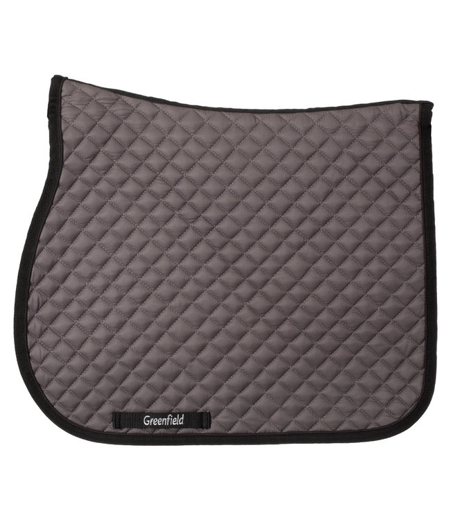 Saddle pad cookie - grey/black-black