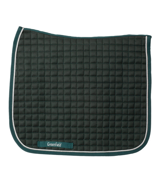 Saddle pad cookie - dressage - green/green-silver