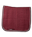 Saddle pad cookie - dressage - burgundy/burgundy-silver