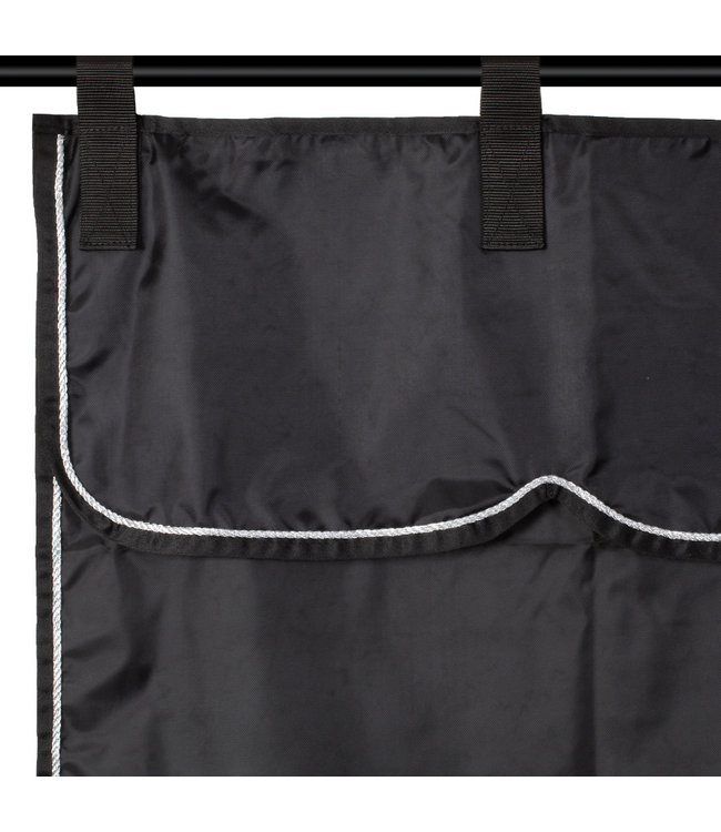 Stable curtain black/black - silver