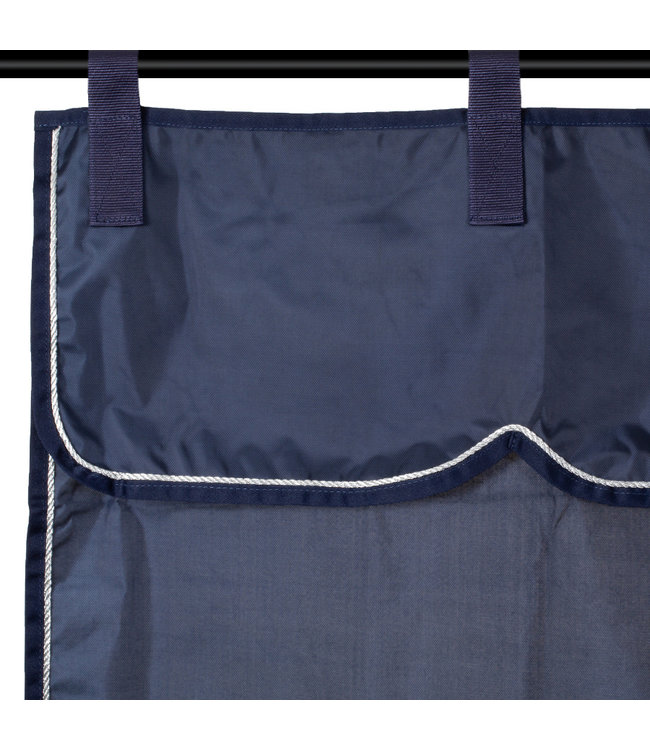 Stable curtain navy/navy - silver