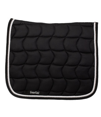 Greenfield Selection Saddle pad dressage - black/black-silvergrey/white