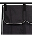 Stable curtain black/black - silver