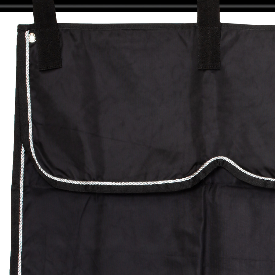 Greenfield Selection Stable curtain Black/Black - Silver