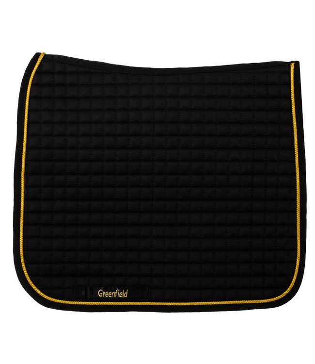 Tapis de selle cookie - dressage - noir/noir-or