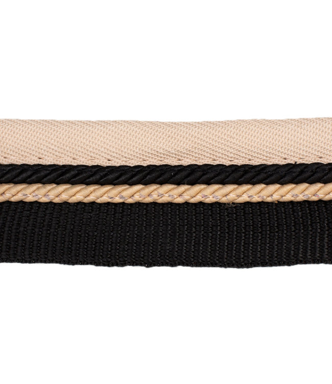 Saddle pad holder black/beige-black/beige