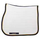 Greenfield Selection Saddle pad cookies - white/navy-gold