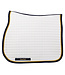 Greenfield Selection Saddle pad cookie - white/navy-gold