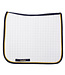 Saddle pad cookies dressage - white/navy/gold