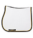 Saddle pad cookie - white/black-gold