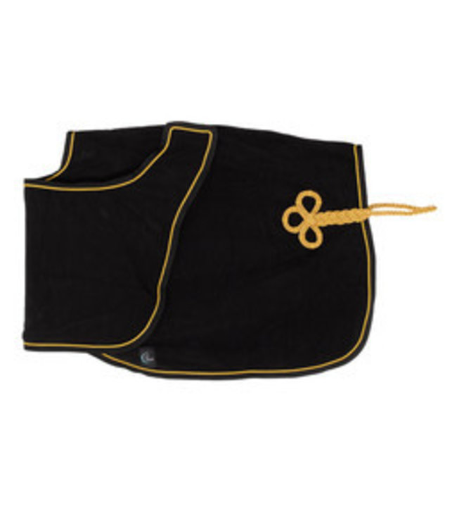 Riding sheet fleece - black/black-gold