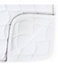 Saddle pad dressage - white/black-white/black