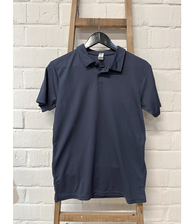 Kids polo marine blauw  12/13 jaar