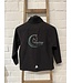 Kids fleece full zip black 6/8 years