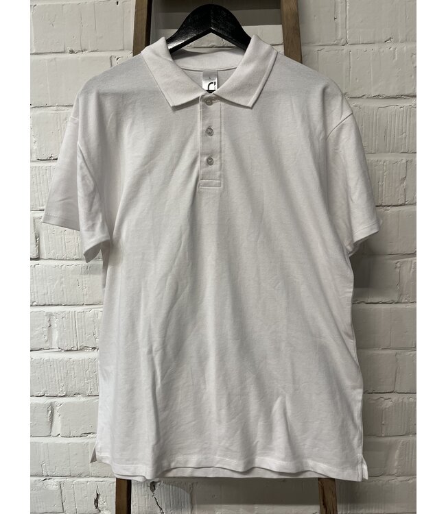 Men - polo white L