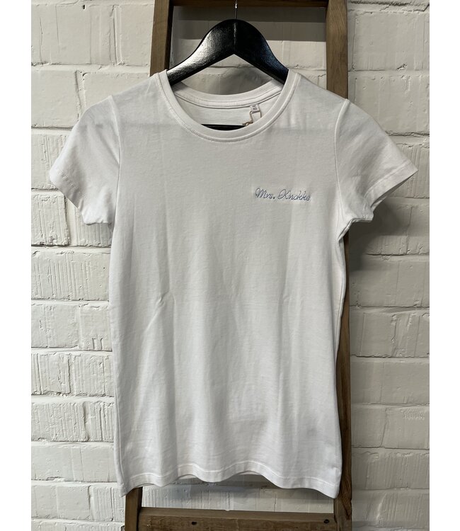 T-shirt Mrs. Knokke blanc XS