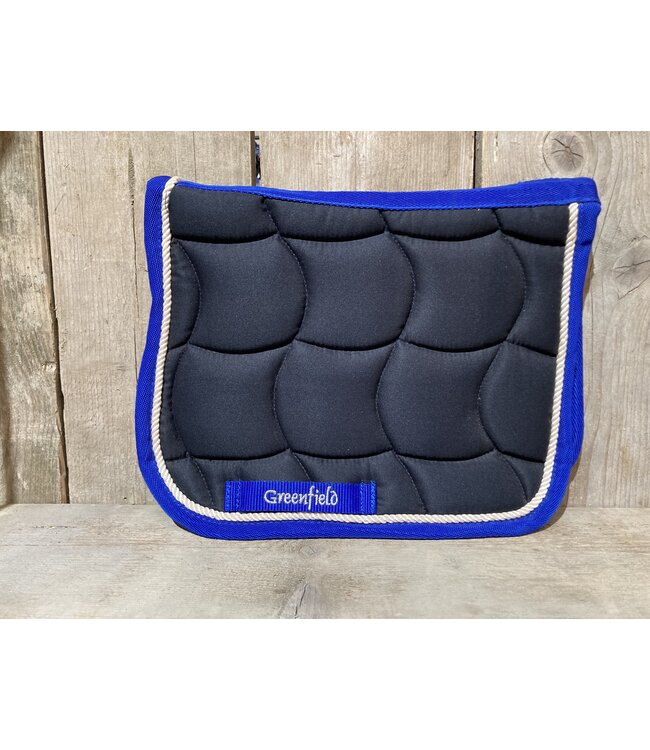 Mini saddlepad Navy with blue Greenfield Selection