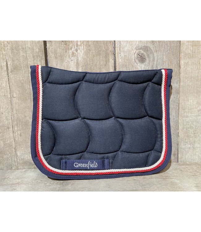 Mini saddlepad Navy with red