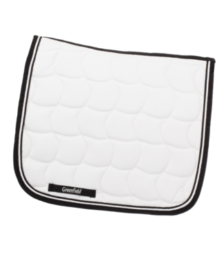 Greenfield Selection Saddle pad dressage - white/black-white/black