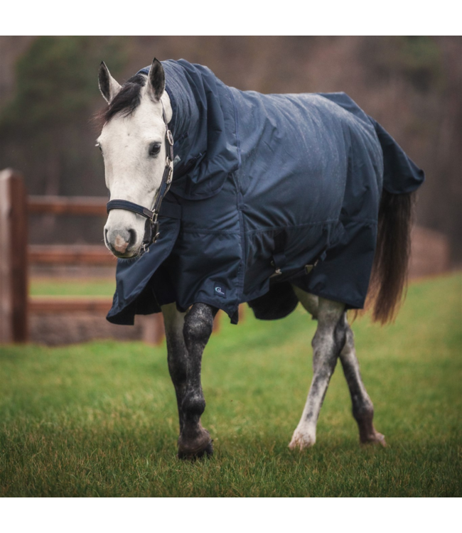 Turnout rug 100 gram - Navy