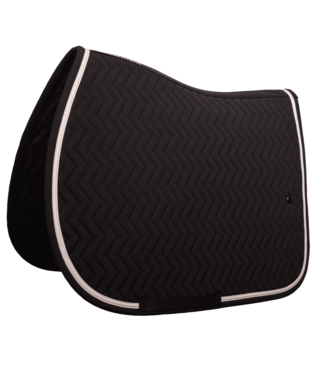 Greenfield Selection Tapis de selle Arrow - noir/noir - blanc