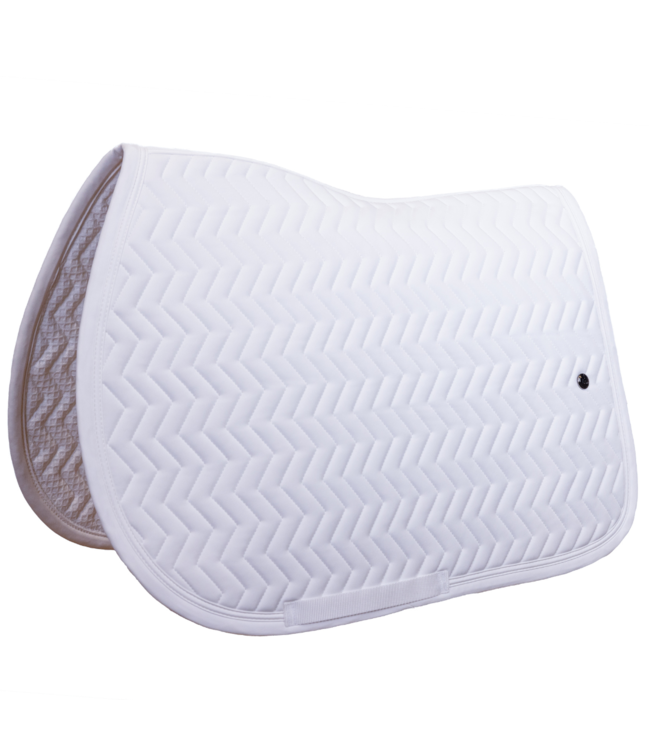 Saddle pad Arrow - white/white - white