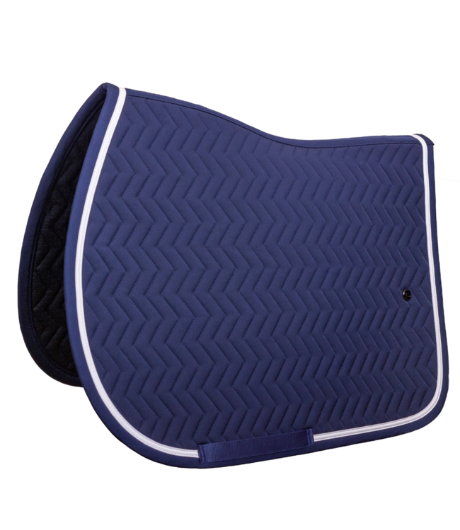 Saddle pad Arrow - navy/navy - white