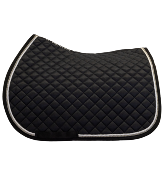 Greenfield Selection Saddle pad cookie - black/black - silvergrey/white
