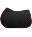 Tapis de selle cookie - noir/noir - rouge