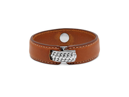 Buddha to Buddha Anggun Leather Brown armband 130BR