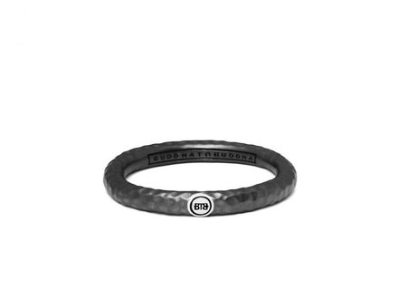 Buddha to Buddha Dunia Hammered Black ring 321 18