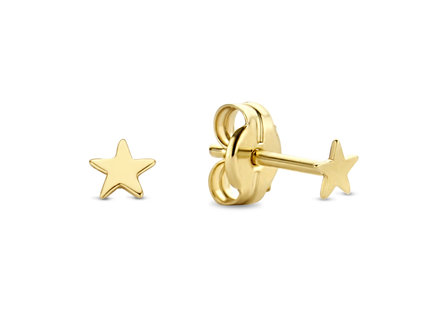 Jackie Mini Star Studs 14krt